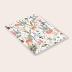 Watercolor Hand Drawn Mushroom Autumn Garden Notebook Gallery Image 3
