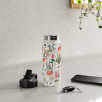 Watercolor Hand Drawn Mushroom Autumn Garden Water Bottle Gallery Image 4