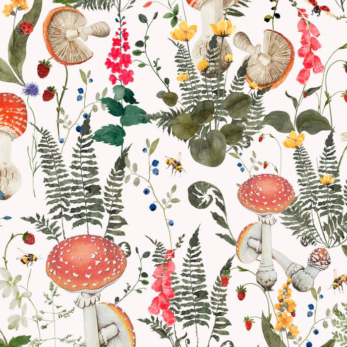 Watercolor Hand Drawn Mushroom Autumn Garden Coffee Mug Gallery Image 2