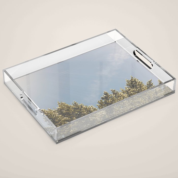 Forest Sunrise - Nature Photography Acrylic Tray Gallery Image 1