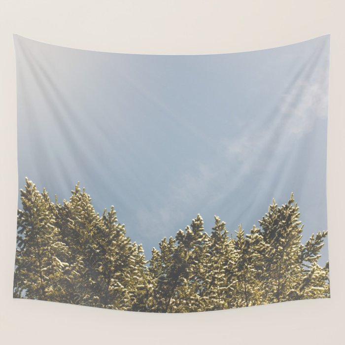Forest Sunrise - Nature Photography Wall Tapestry Gallery Image 4