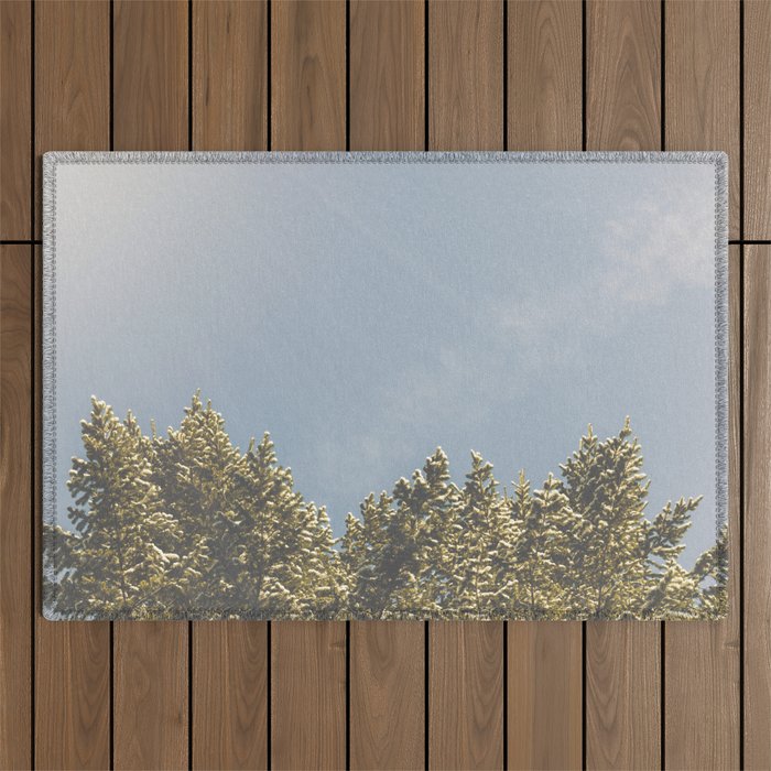 Forest Sunrise - Nature Photography Outdoor Rug Gallery Image 1