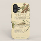Wood Thrush Divination from # An Almanac of Birds # Divinations for Uncertain Days Art Print iPhone Case Gallery Image 1