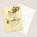 Wood Thrush Divination from # An Almanac of Birds # Divinations for Uncertain Days Art Print Stationery Card Gallery Image 2