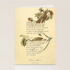 Wood Thrush Divination from # An Almanac of Birds # Divinations for Uncertain Days Art Print Stationery Card Gallery Image 2