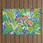 Colorful Jungle Outdoor Rug Gallery Image 1
