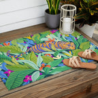 Colorful Jungle Outdoor Rug Gallery Image 2