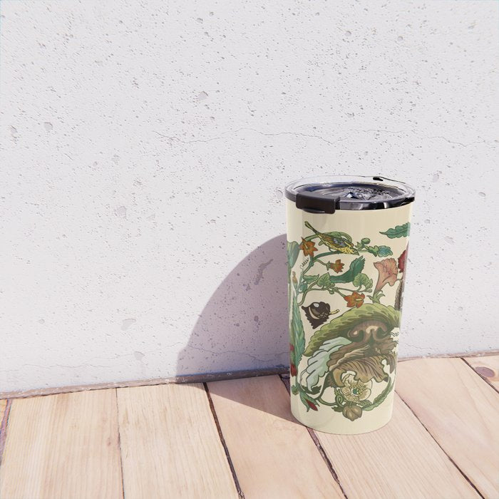 Botanical English Bulldog Travel Mug Gallery Image 4