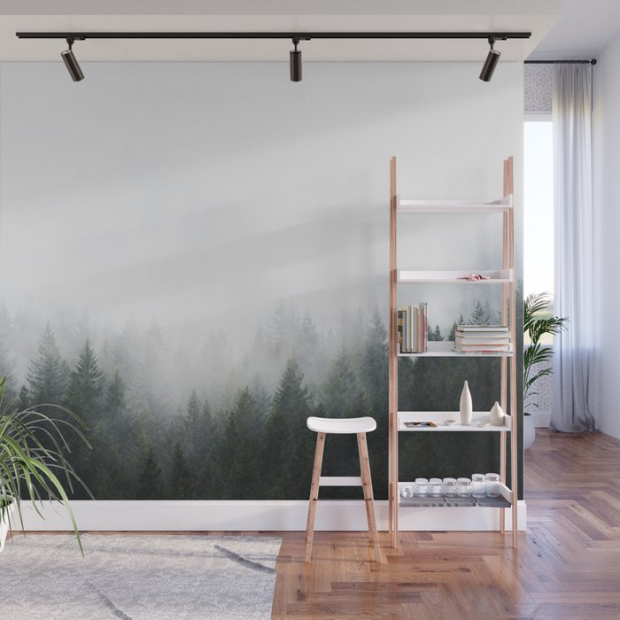 PNW Forest Mountain Adventure IV  Wall Mural Gallery Image 1