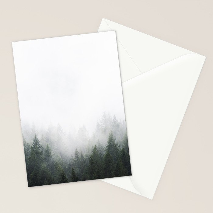 PNW Forest Mountain Adventure IV  Stationery Card Gallery Image 2