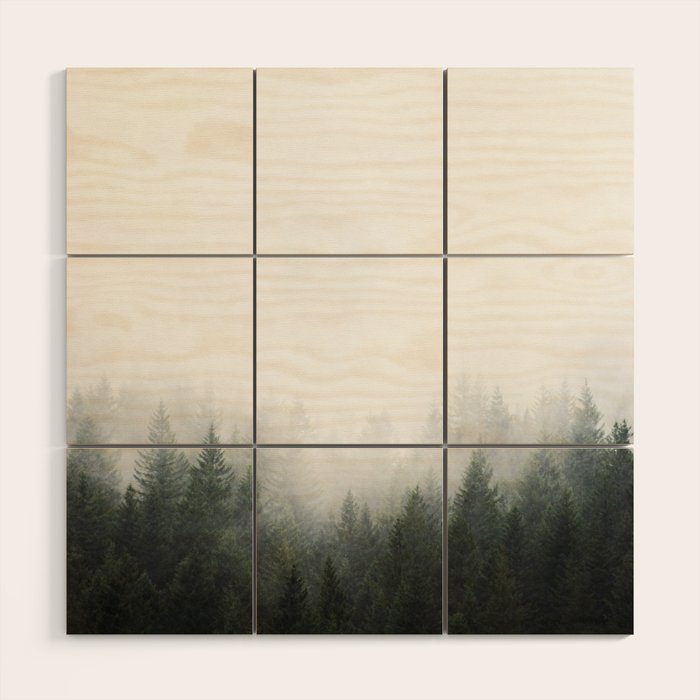 PNW Forest Mountain Adventure IV  Wood Wall Art Gallery Image 1