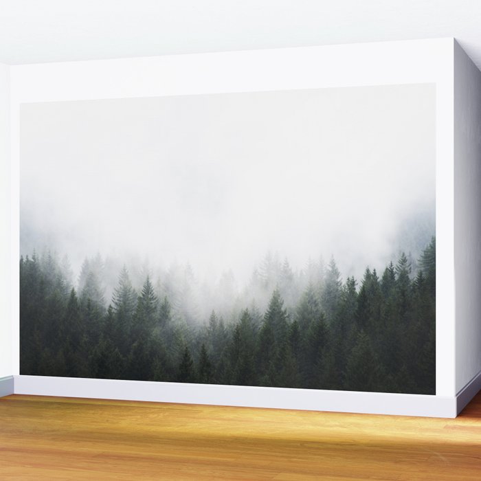 PNW Forest Mountain Adventure IV  Wall Mural Gallery Image 2