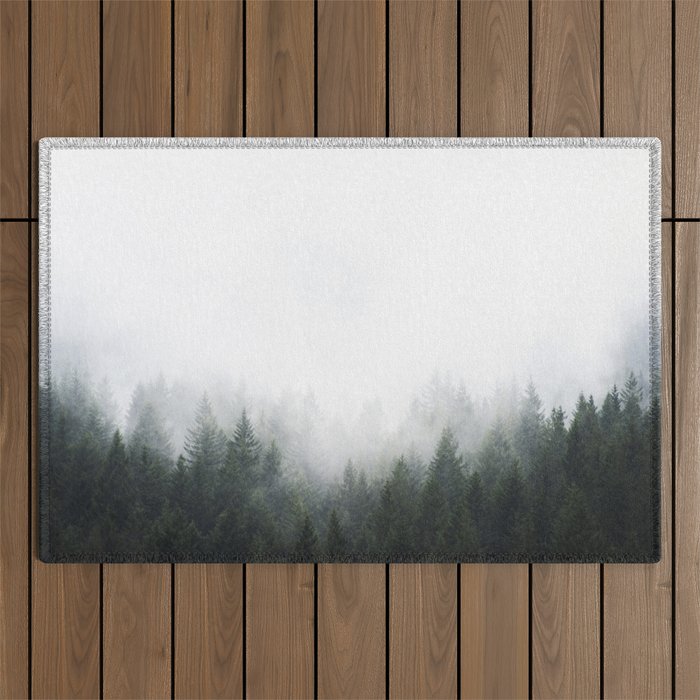 PNW Forest Mountain Adventure IV  Outdoor Rug Gallery Image 1