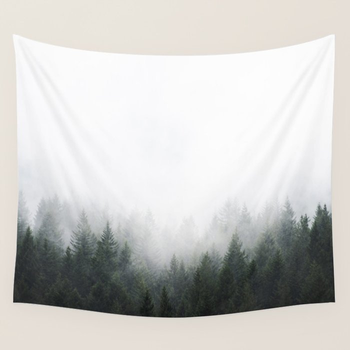 PNW Forest Mountain Adventure IV  Wall Tapestry Gallery Image 4