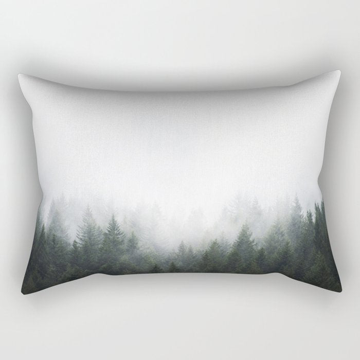PNW Forest Mountain Adventure IV  Rectangular Pillow Gallery Image 2