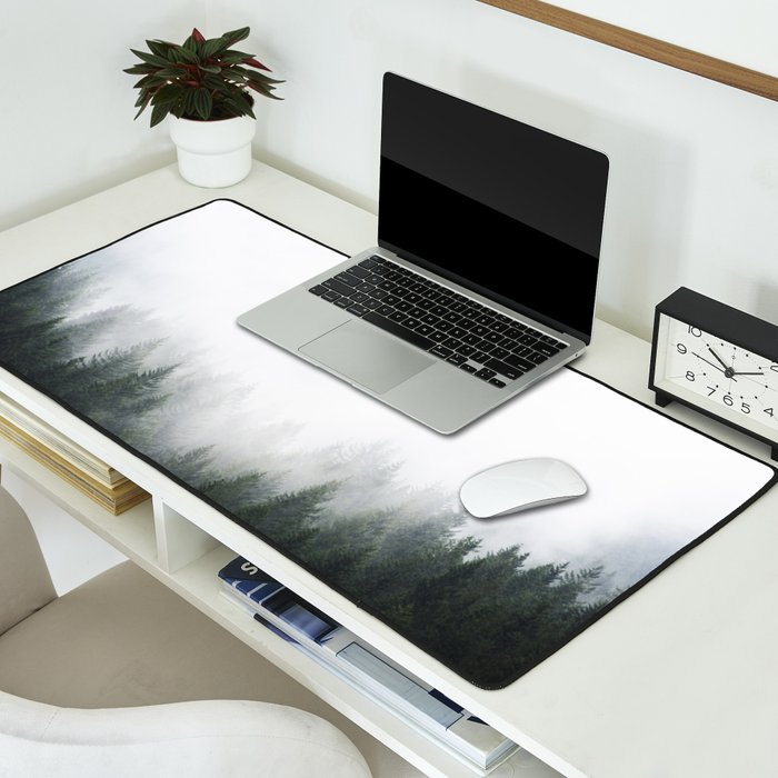 PNW Forest Mountain Adventure IV  Desk Mat Gallery Image 2
