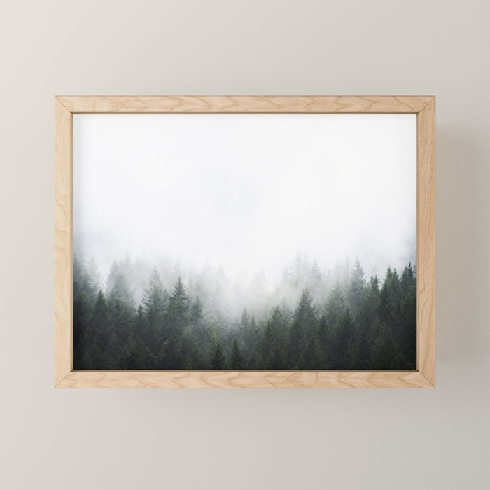 PNW Forest Mountain Adventure IV  Mini Art Print Gallery Image 1
