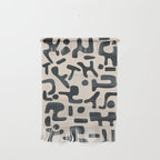 Organic Contemporary Modern Shapes 05 Wall Hanging Gallery Image 1