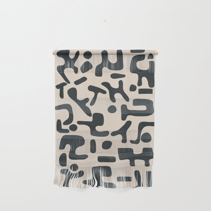 Organic Contemporary Modern Shapes 05 Wall Hanging Gallery Image 1