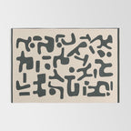 Organic Contemporary Modern Shapes 05 Rug Gallery Image 2