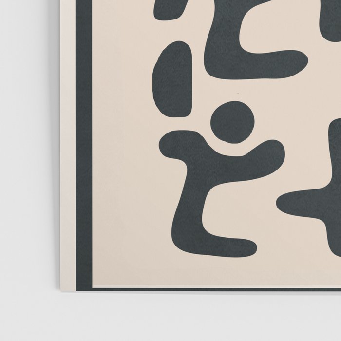 Organic Contemporary Modern Shapes 05 Poster Gallery Image 3