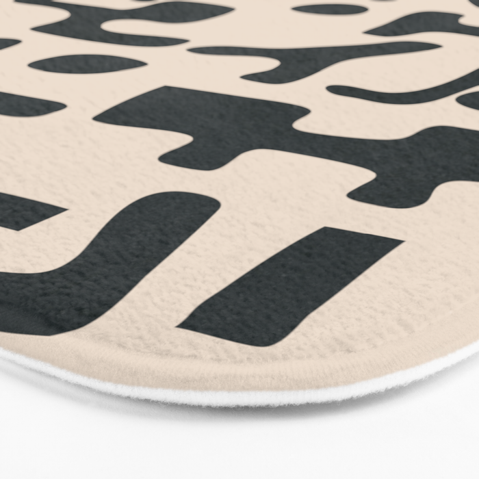 Organic Contemporary Modern Shapes 05 Bath Mat Gallery Image 3