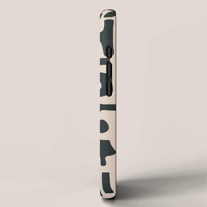 Organic Contemporary Modern Shapes 05 iPhone Case Gallery Image 2