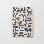 Organic Contemporary Modern Shapes 05 Bath Mat Gallery Image 1