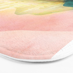 Lake beneath the towering hills Bath Mat Gallery Image 3