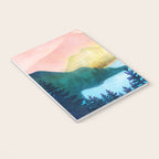 Lake beneath the towering hills Notebook Gallery Image 3