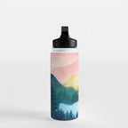 Lake beneath the towering hills Water Bottle Gallery Image 3