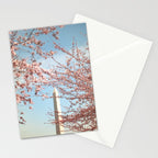 Washington DC Cherry Blossoms Stationery Card Gallery Image 2