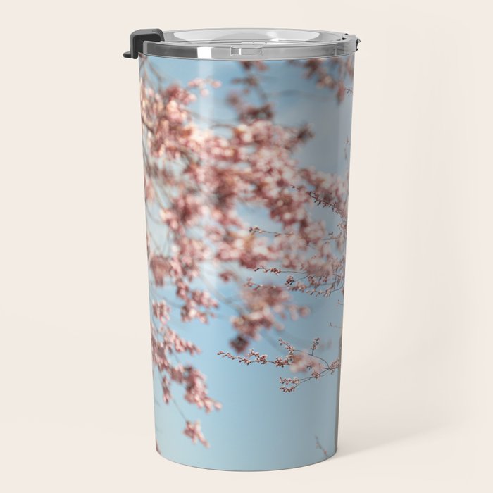 Washington DC Cherry Blossoms Travel Mug Gallery Image 3
