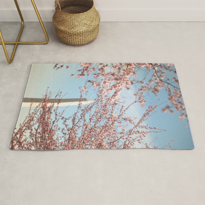 Washington DC Cherry Blossoms Rug Gallery Image 1