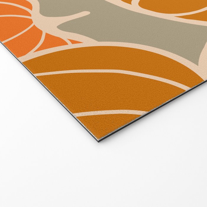 Retro Pumpkin cosy Fall Pattern  Welcome Mat Gallery Image 2