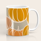 Retro Pumpkin cosy Fall Pattern  Coffee Mug Gallery Image 1