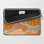 Retro Pumpkin cosy Fall Pattern  Laptop Sleeve Gallery Image 2