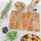 Retro Pumpkin cosy Fall Pattern  Cutting Board Gallery Image 2