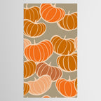 Retro Pumpkin cosy Fall Pattern  Tablecloth Gallery Image 2