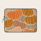 Retro Pumpkin cosy Fall Pattern  Laptop Sleeve Gallery Image 1