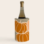 Retro Pumpkin cosy Fall Pattern  Wine Chiller Gallery Image 3