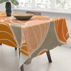 Retro Pumpkin cosy Fall Pattern  Tablecloth Gallery Image 3