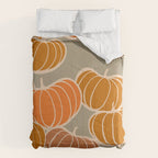 Retro Pumpkin cosy Fall Pattern  Comforter Gallery Image 6