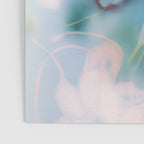 Soft Blurred Floral Abstraction in Pastel Blue and Pink Poster Gallery Image 3