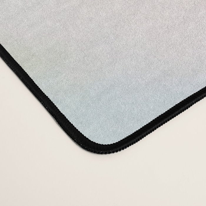Soft Blurred Floral Abstraction in Pastel Blue and Pink Desk Mat Gallery Image 4