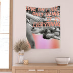 Love is Everything Wall Tapestry Gallery Image 2