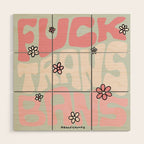 Fuck Trans Bans Wood Wall Art Gallery Image 1