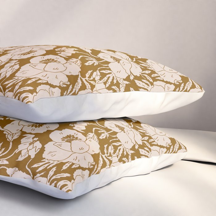 INDRA POPPY OCHRE Pillow Sham Gallery Image 3