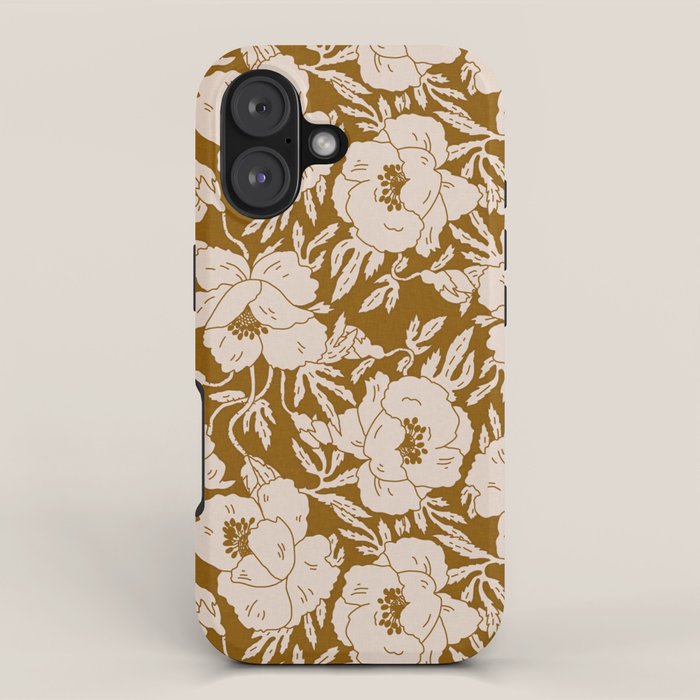 INDRA POPPY OCHRE iPhone Case Gallery Image 1