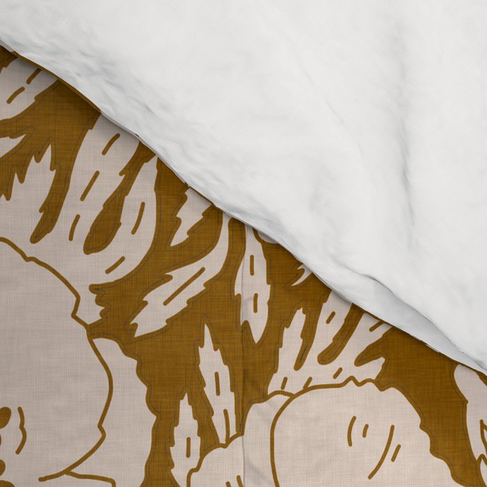 INDRA POPPY OCHRE Comforter Gallery Image 4